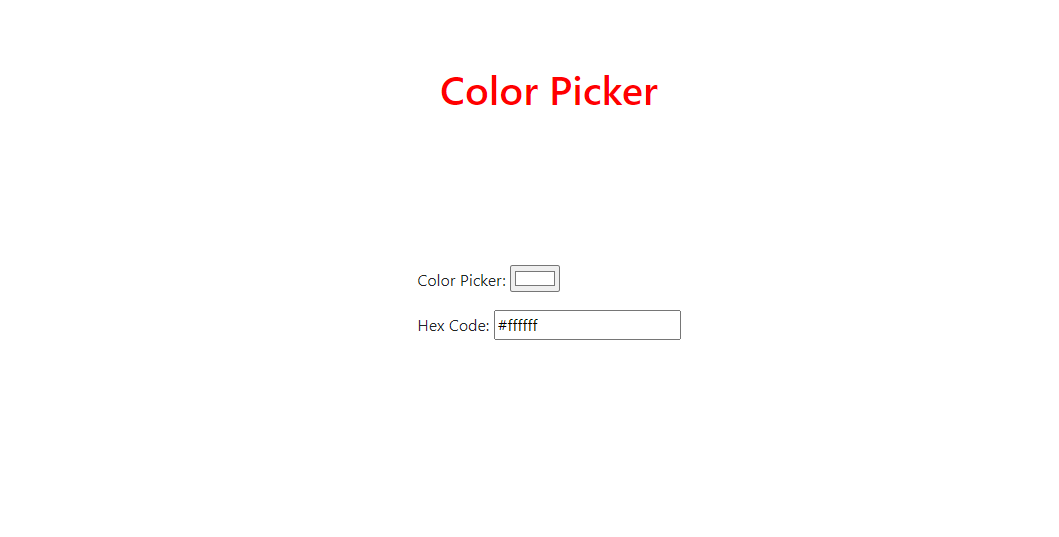Simple Color Picker in JavaScript with Source Code SourceCodester